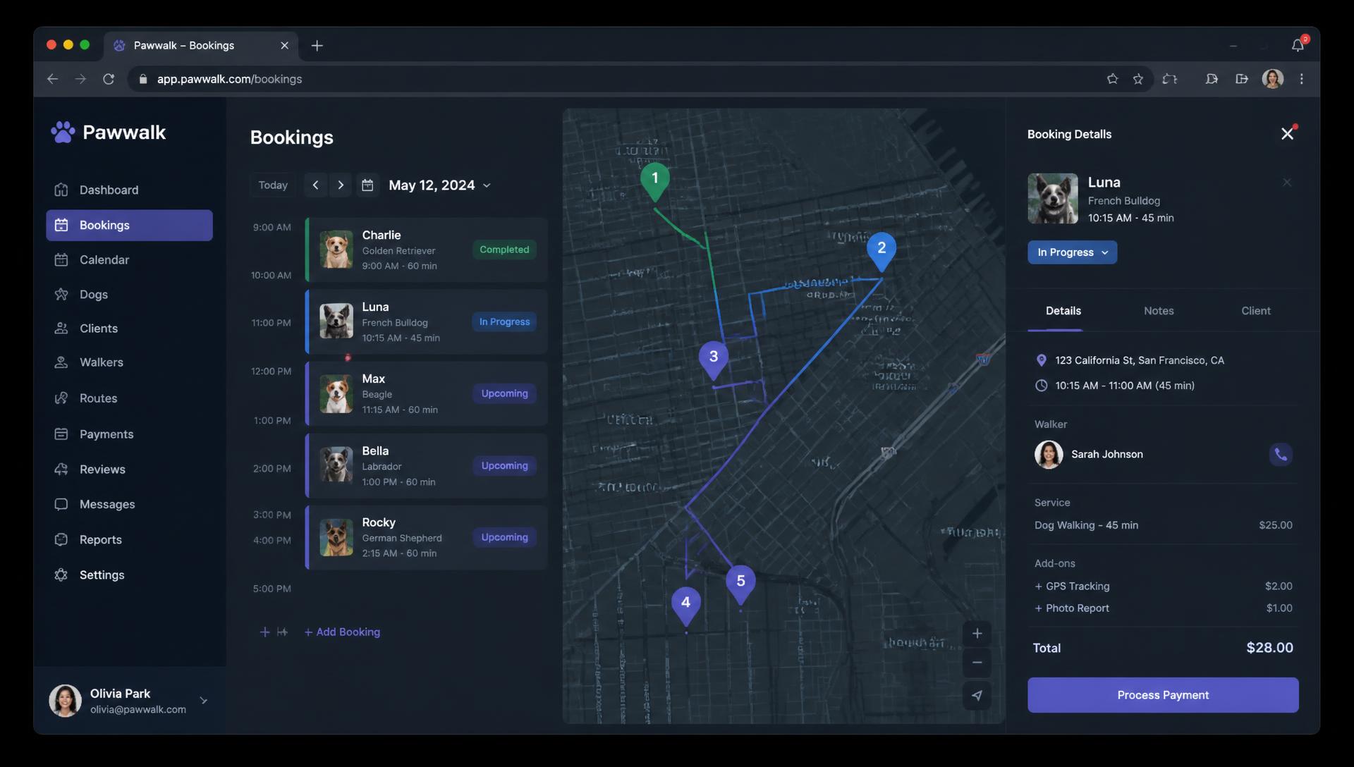 Pawwalk, an app built by a student